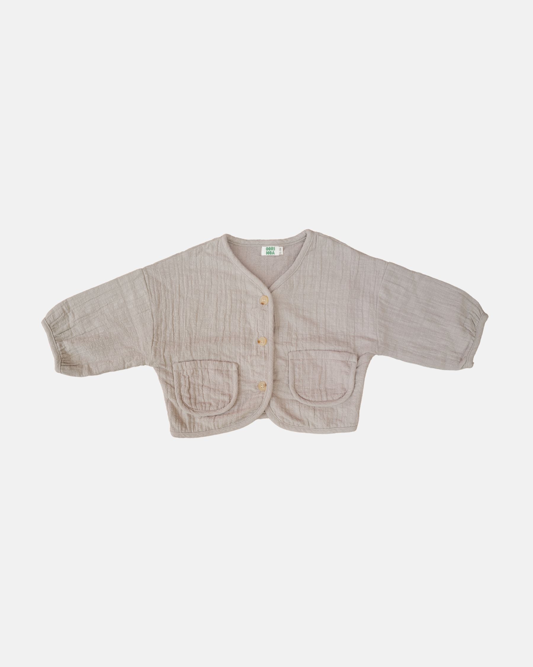 Linen Button-Up (Grey)