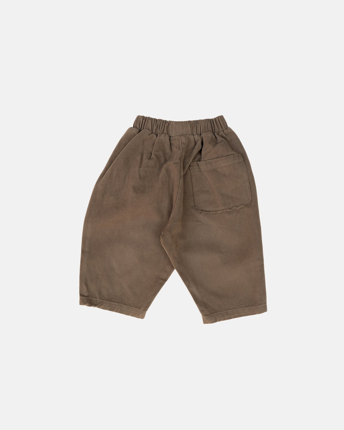 barrel cotton trousers back