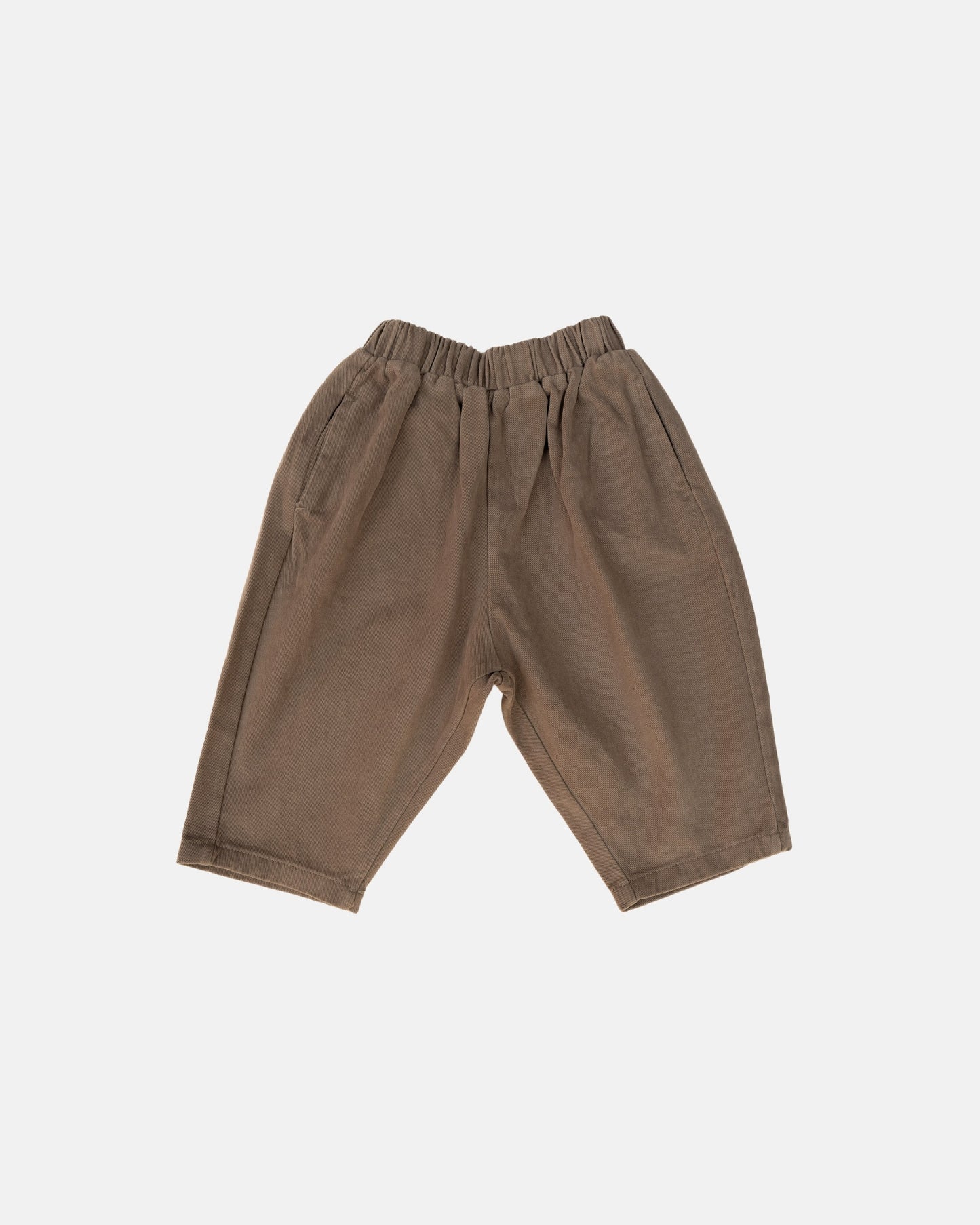 barrel cotton trousers front