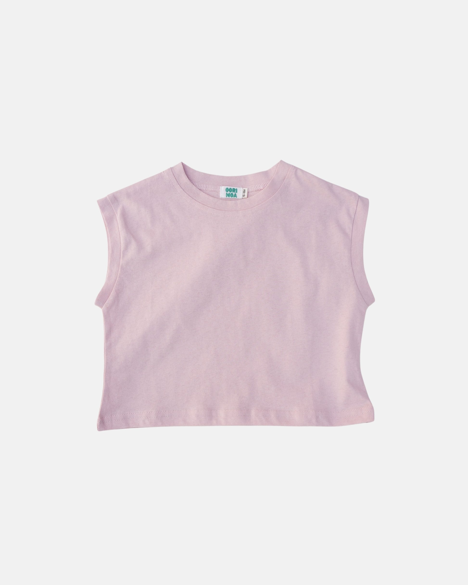 cut off tee pink product photo