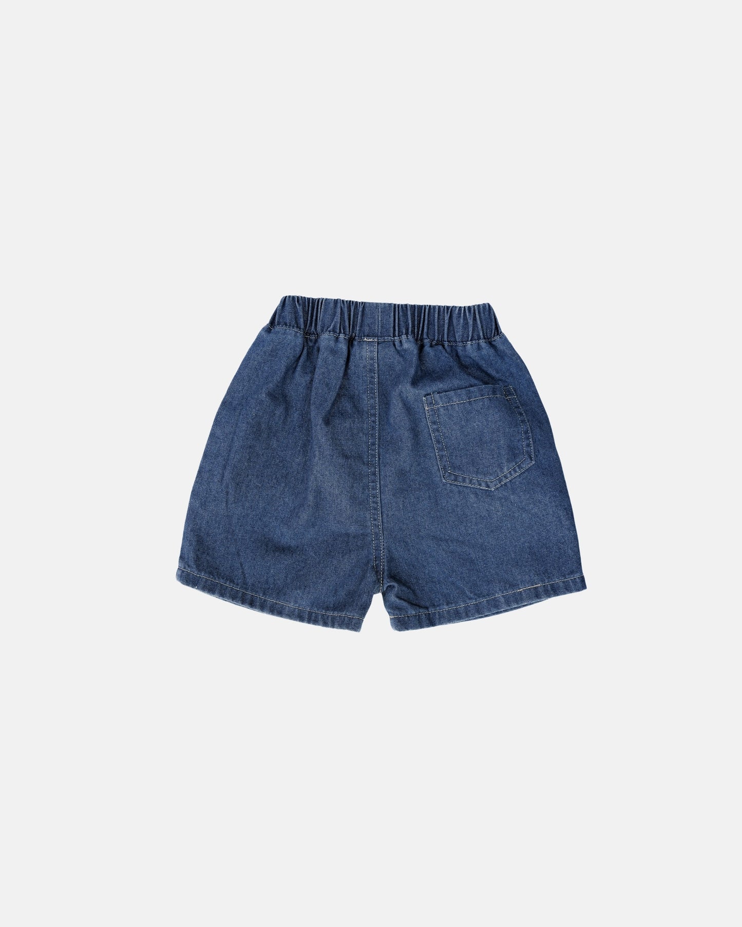 denim shorts back dark blue