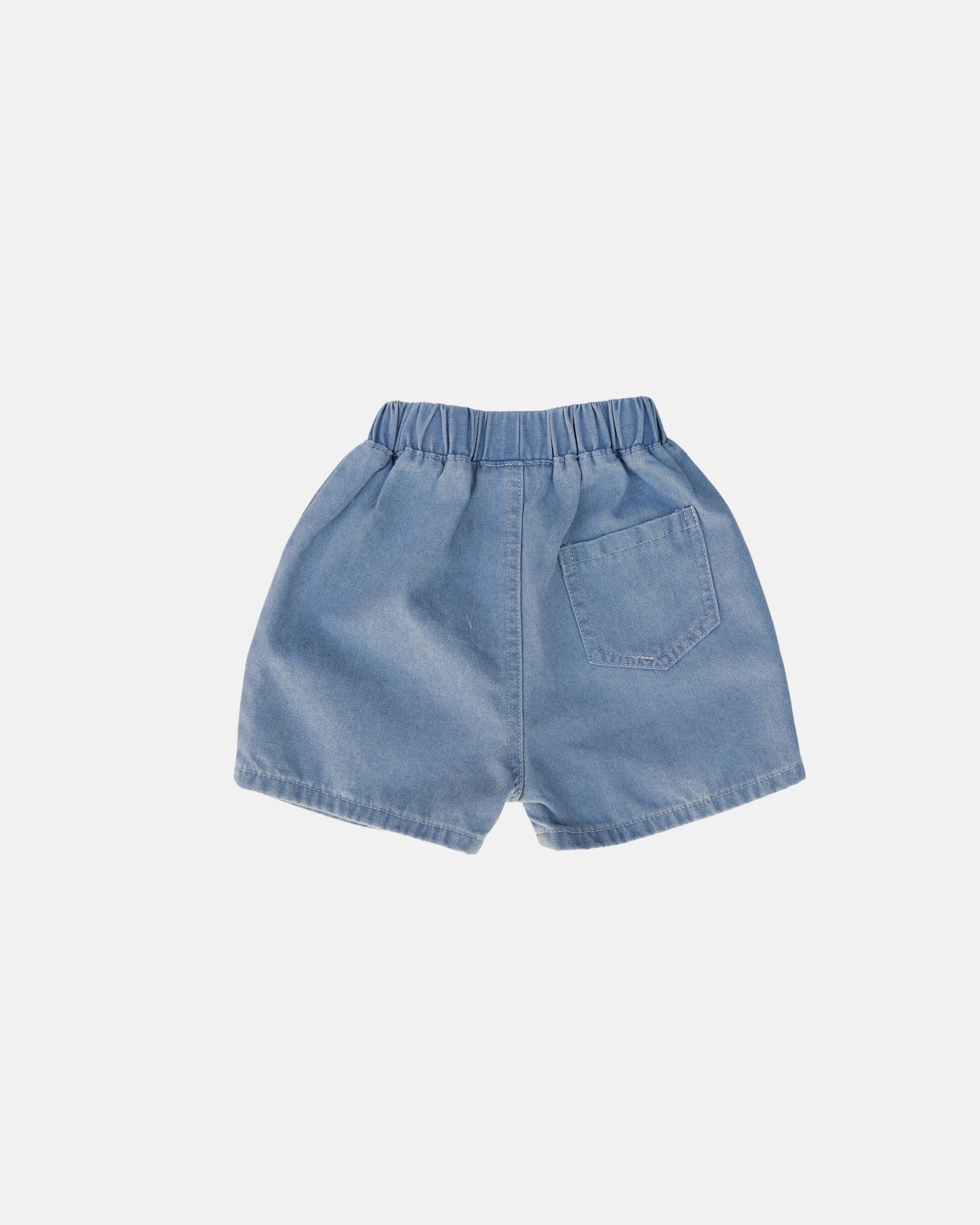 denim shorts back light blue