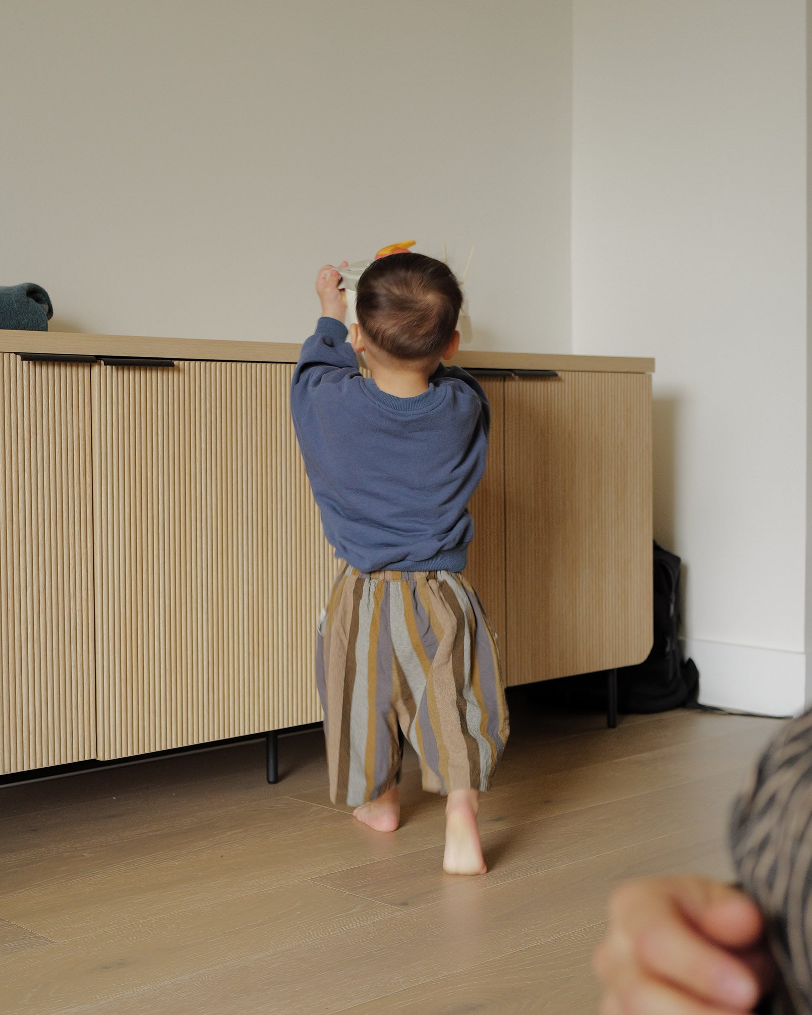 photo of boy in oori noa's breezy cropped pant