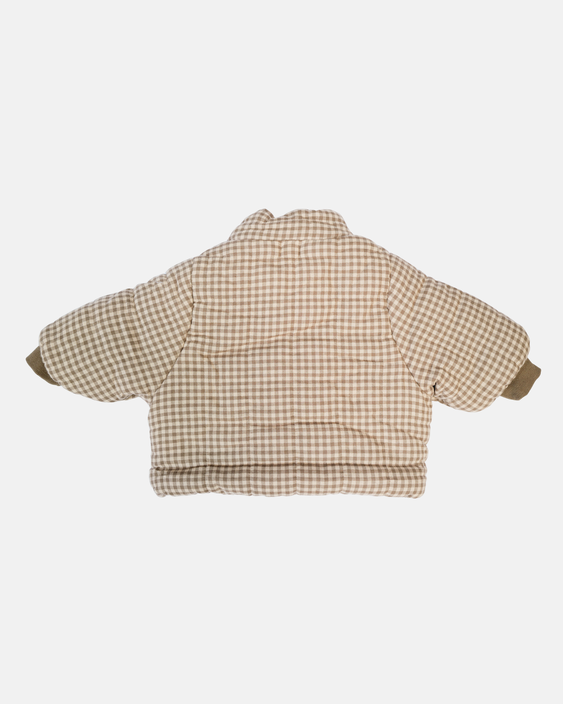 Plaid Winter Jacket (Brown)