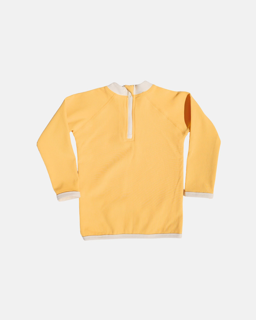 Long-Sleeve Rashguard + Shorts Swim Set (Yellow)