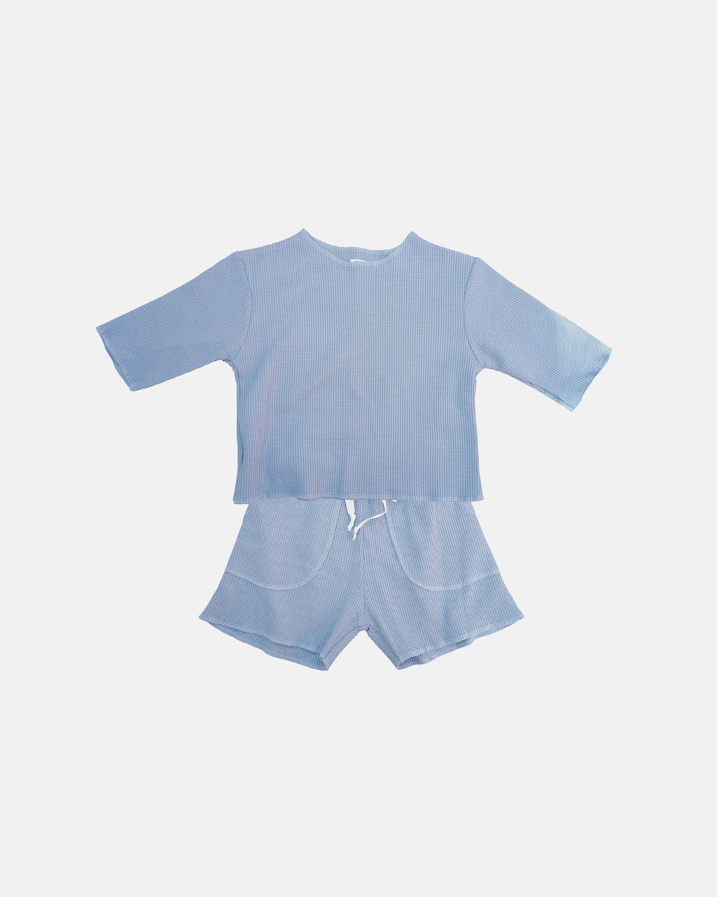 Waffled Overlock Set (Light Blue)