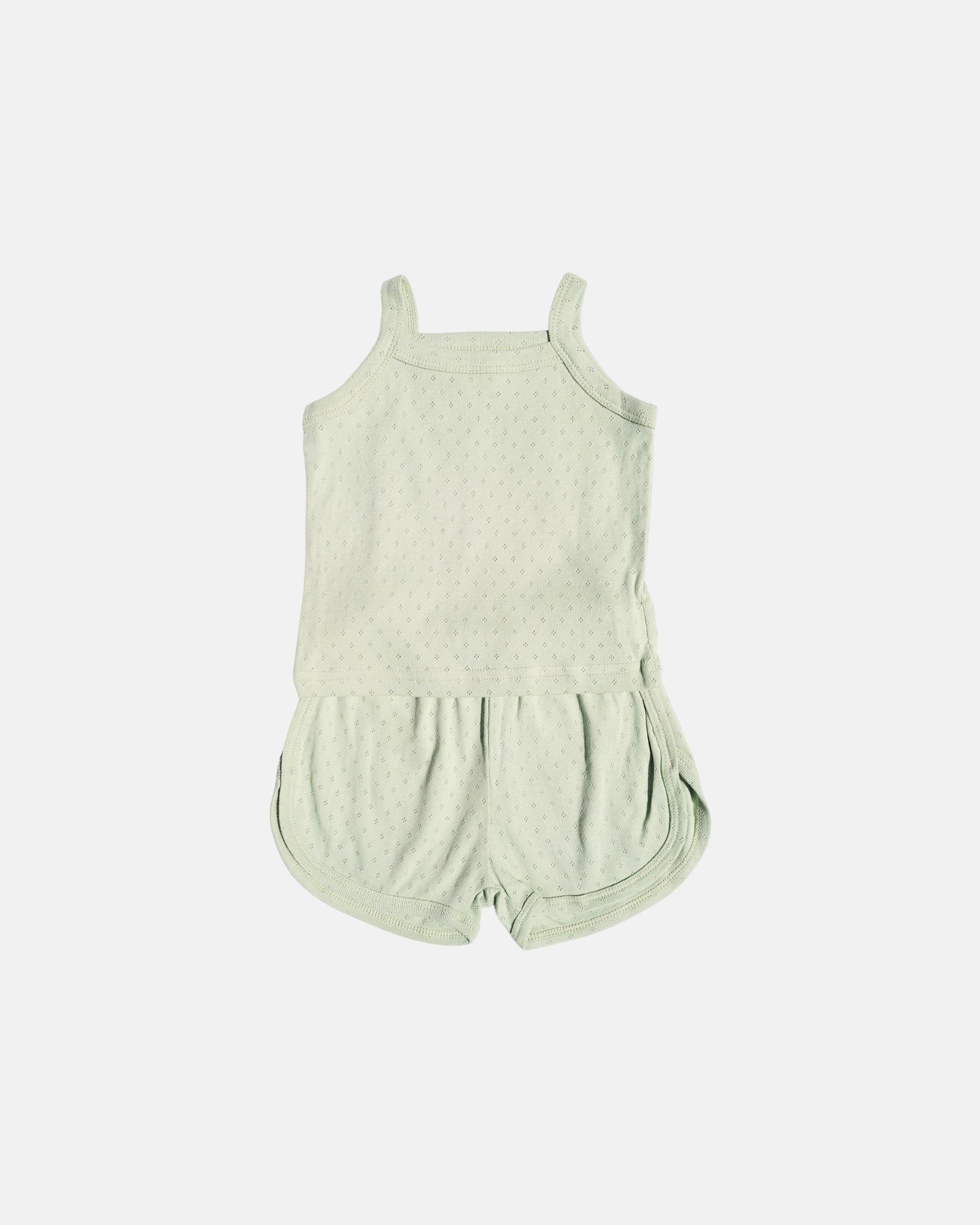 Pointelle Summer Set (Green)