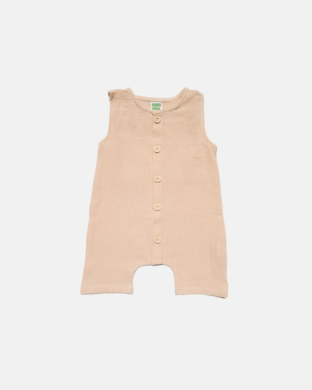 Muslin Romper (Beige)