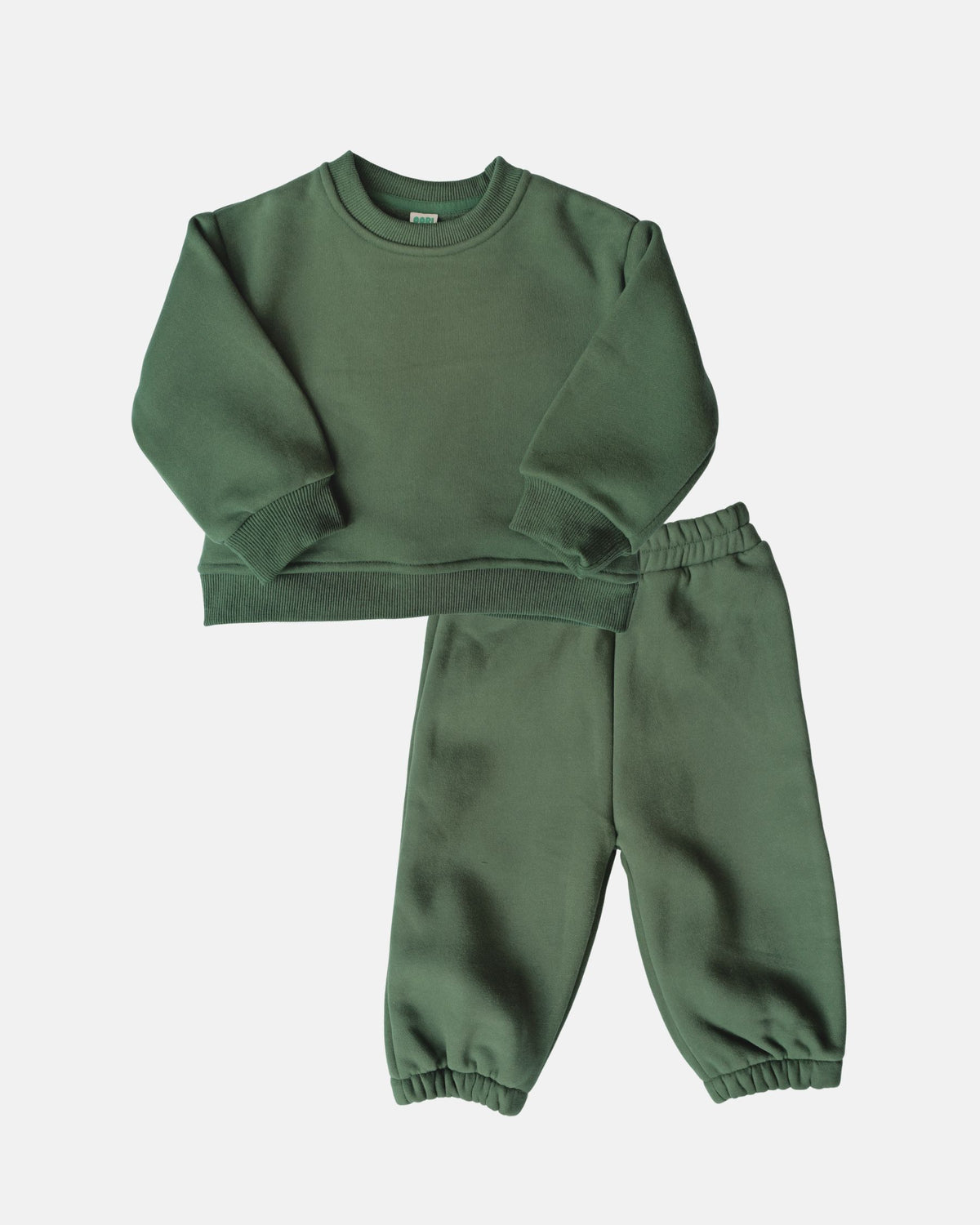 Fleece Sweater Sweatpant Set (Green)