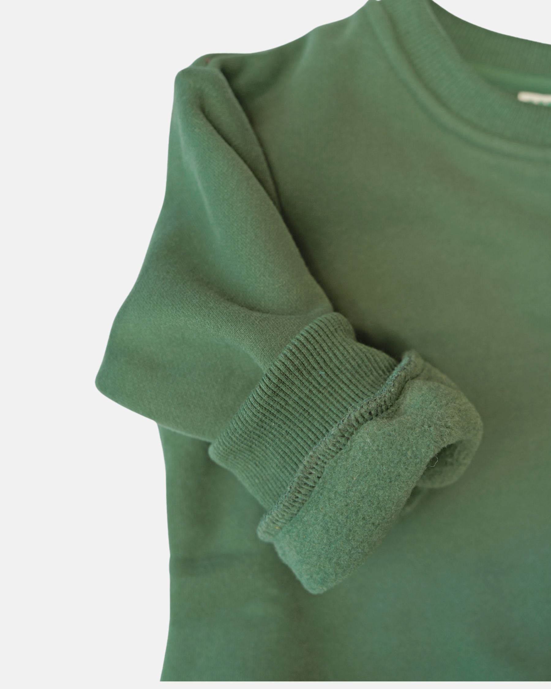 Fleece Sweater Sweatpant Set (Green)
