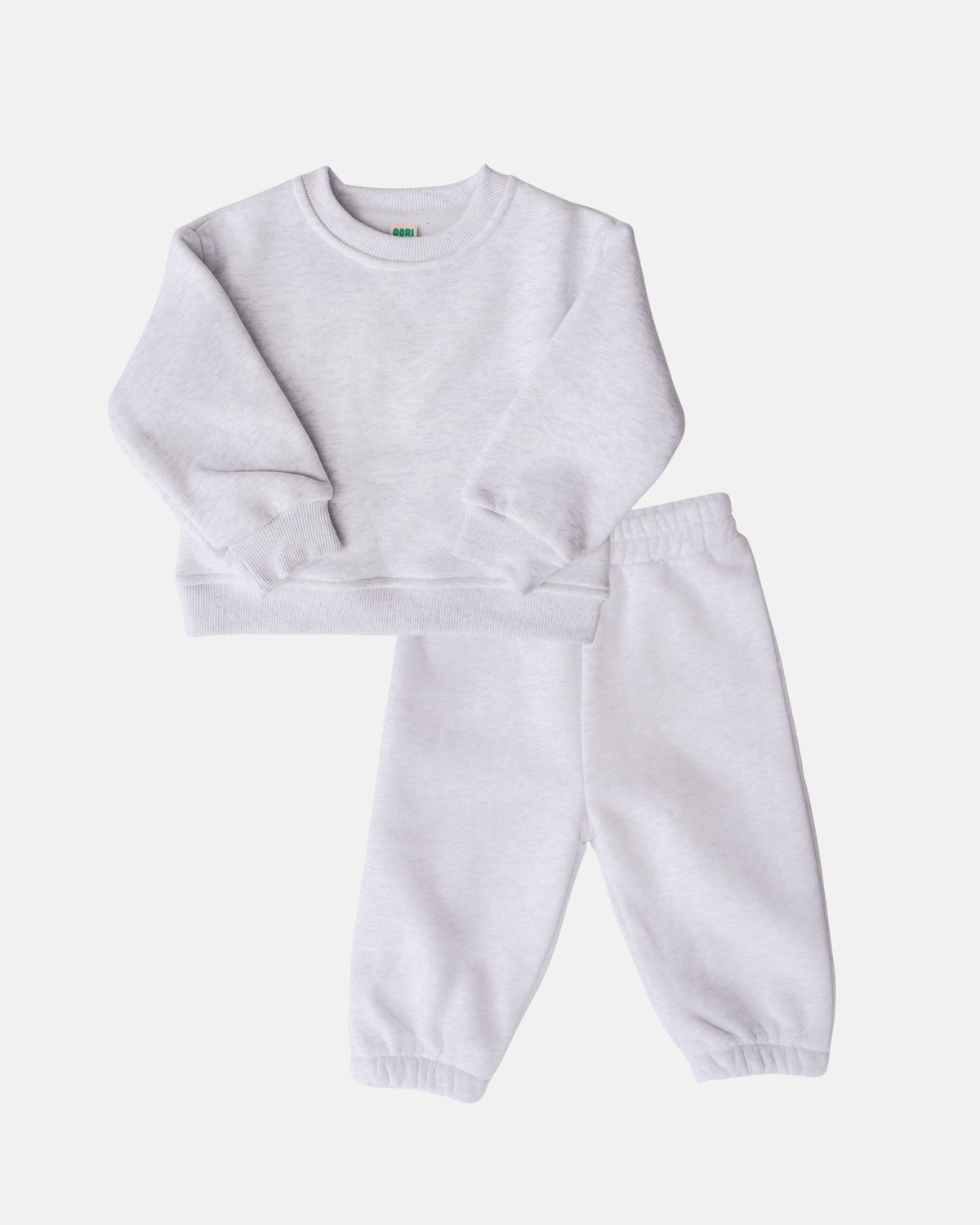 Fleece Sweater Sweatpant Set (Grey)