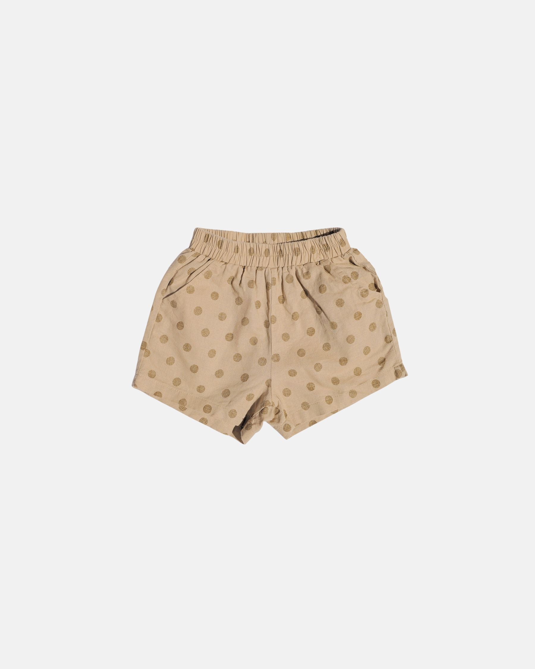 Polka Dot Shorts (Beige)