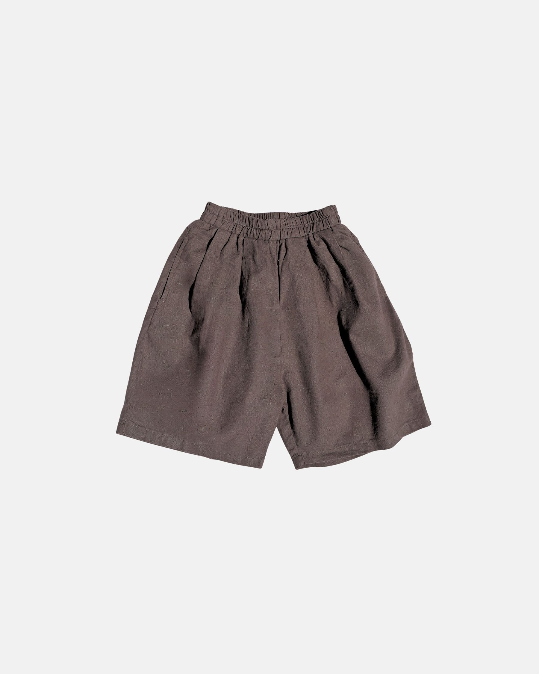 Linen Bermuda Shorts (Grey)