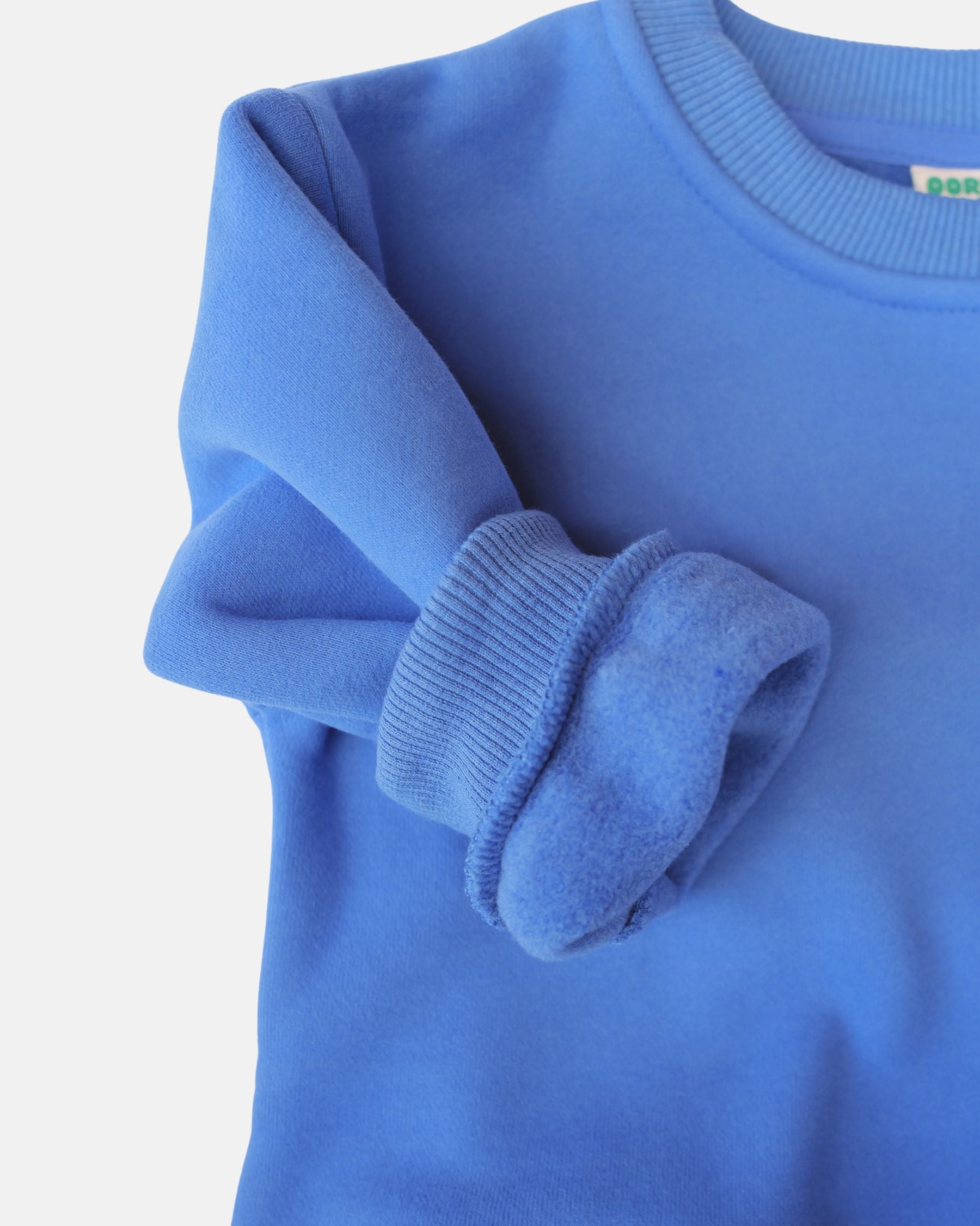Fleece Sweater Sweatpant Set (Blue)