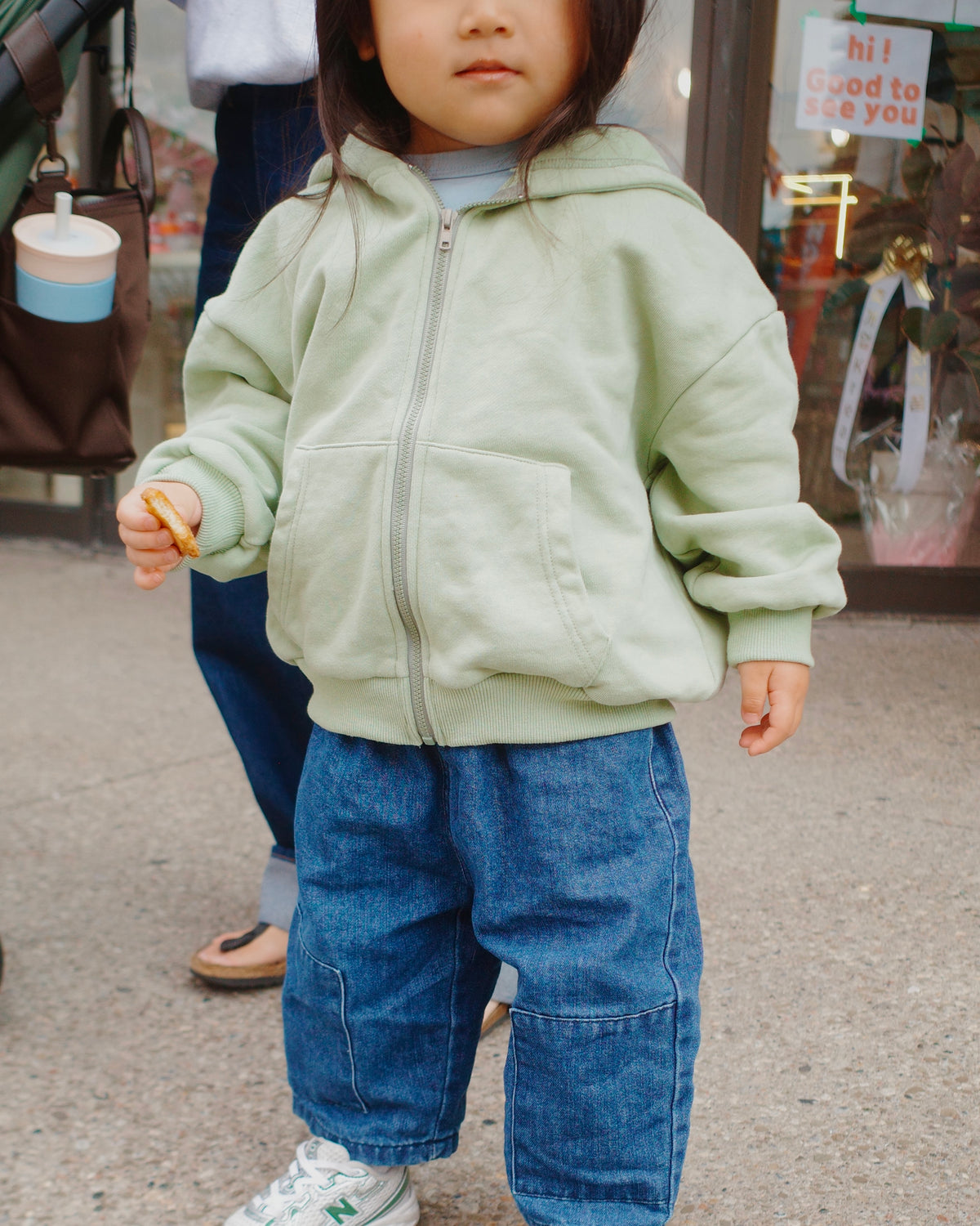 Heavyweight Zip-Up Hoodie (Sage)