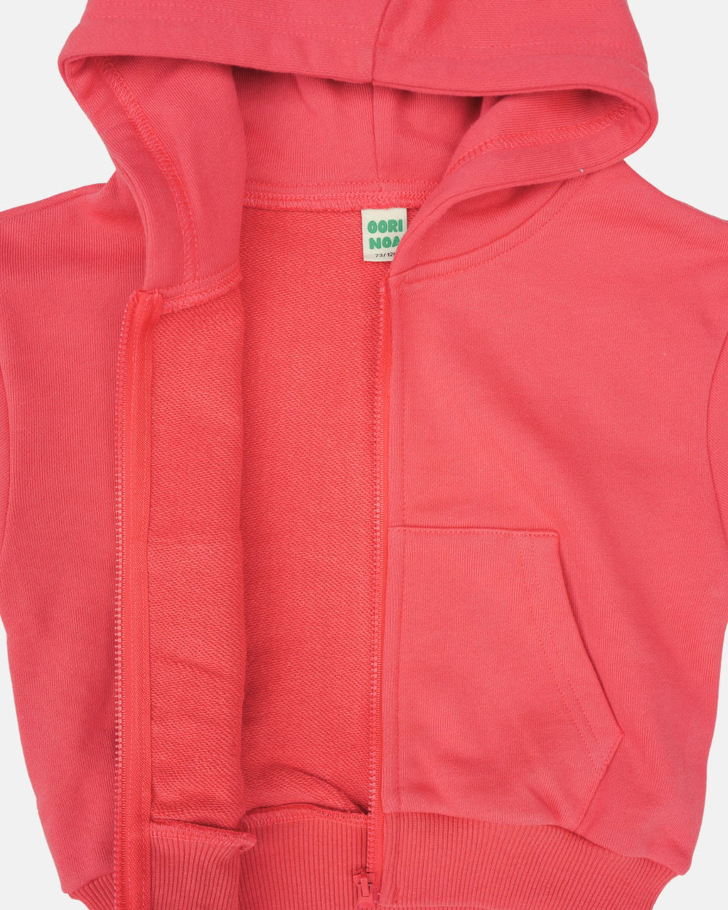 Heavyweight Zip-Up Hoodie (Tomato)