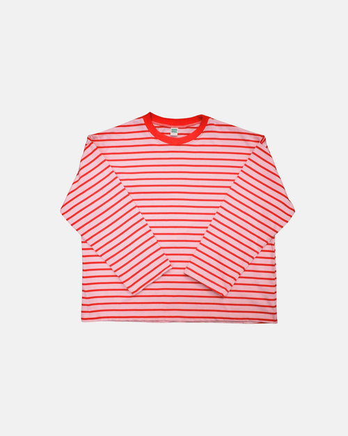 Adult Boxy Long Sleeve (Cherry)
