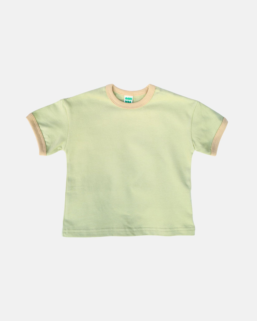 Contrast Cotton Tee (Meadow)