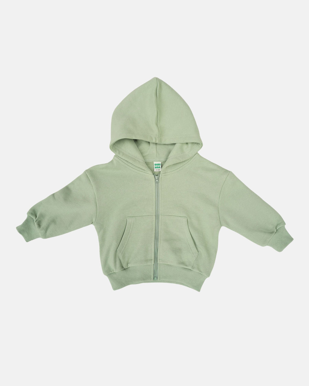 Heavyweight Zip-Up Hoodie (Sage)