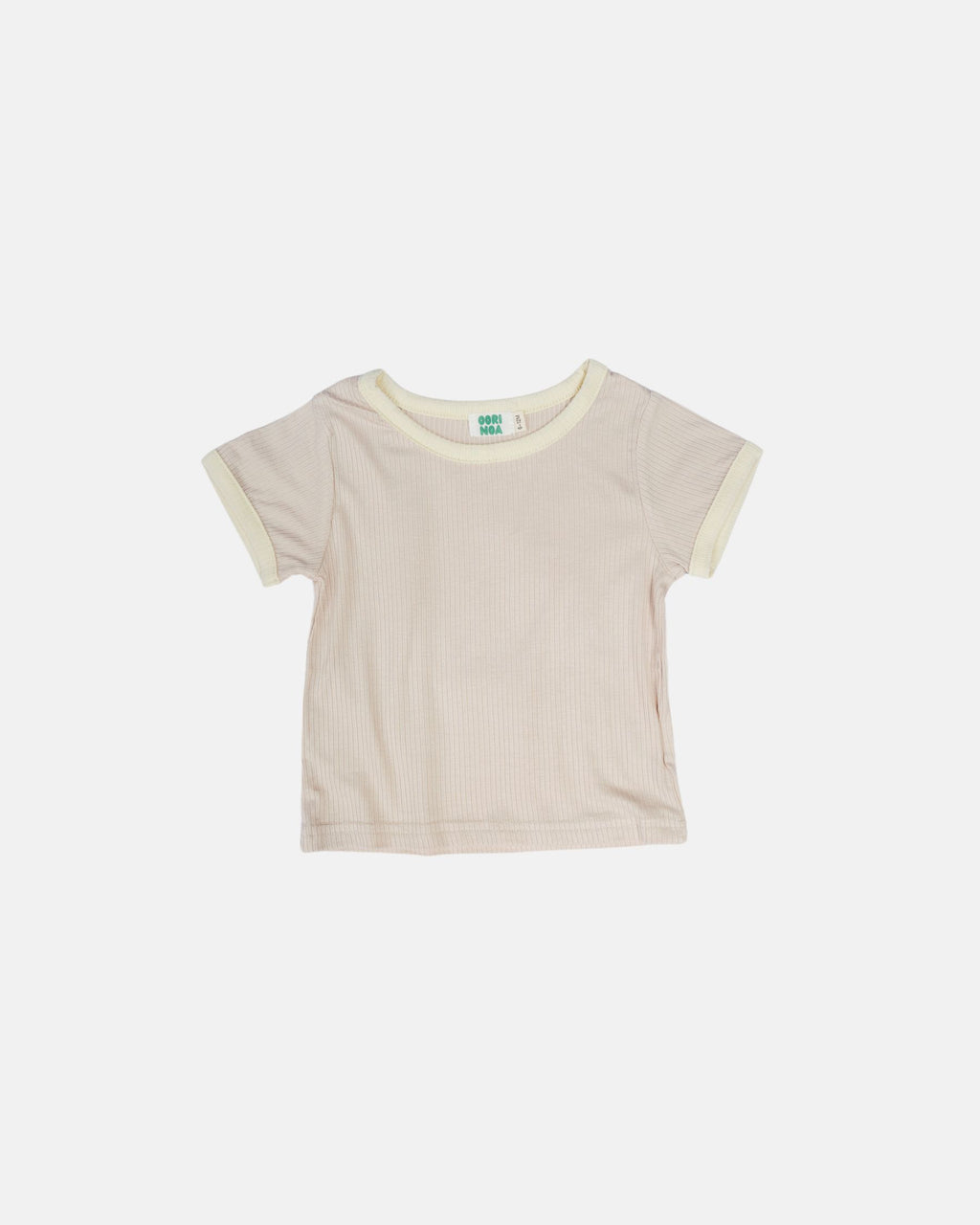Summer Ribbed Tee (Beige)