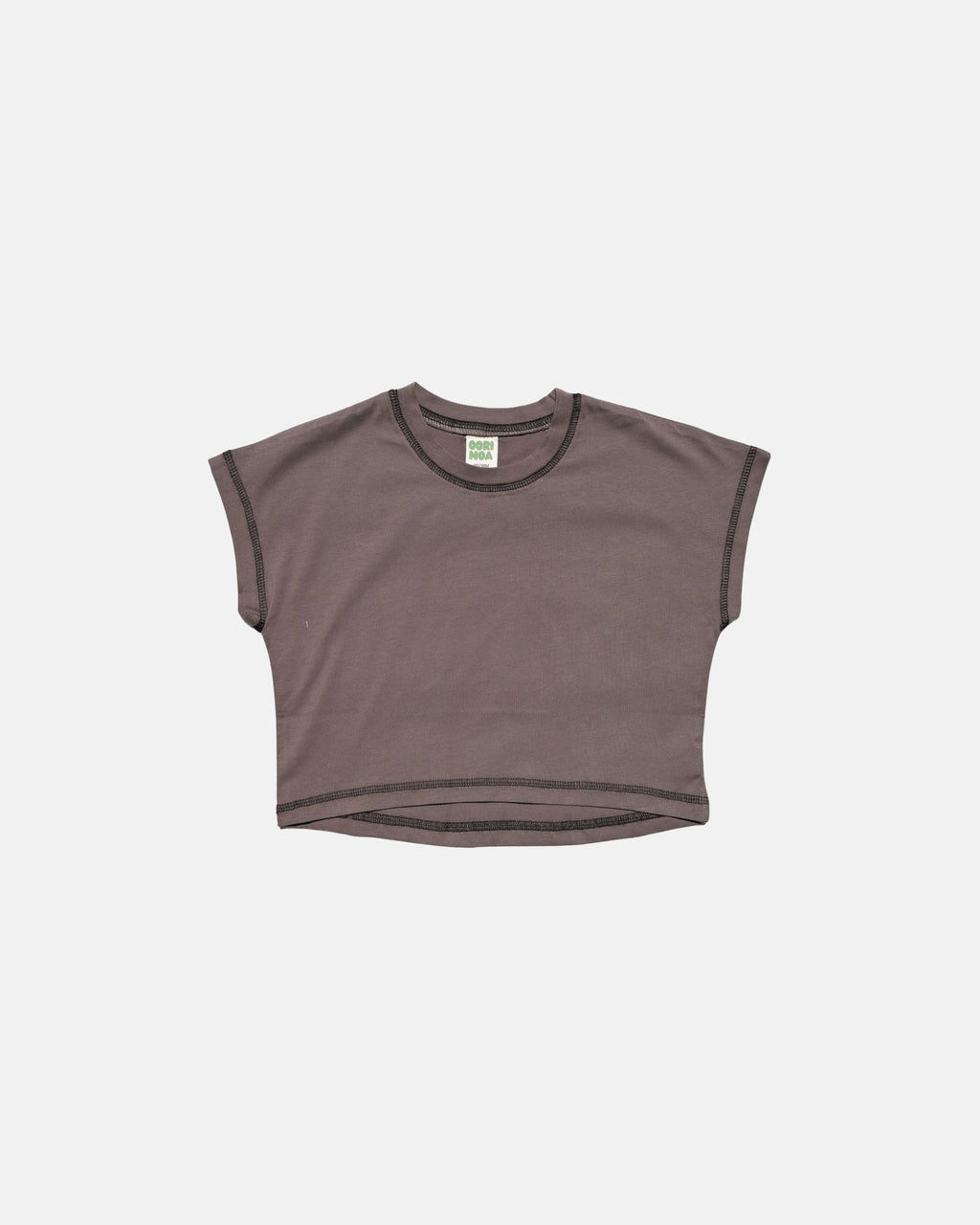 Top Stitch Tee (Grey)