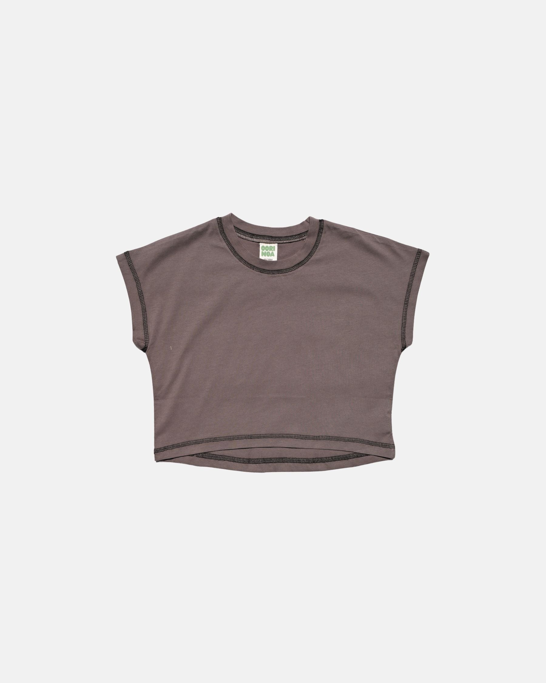 Top Stitch Tee (Grey)