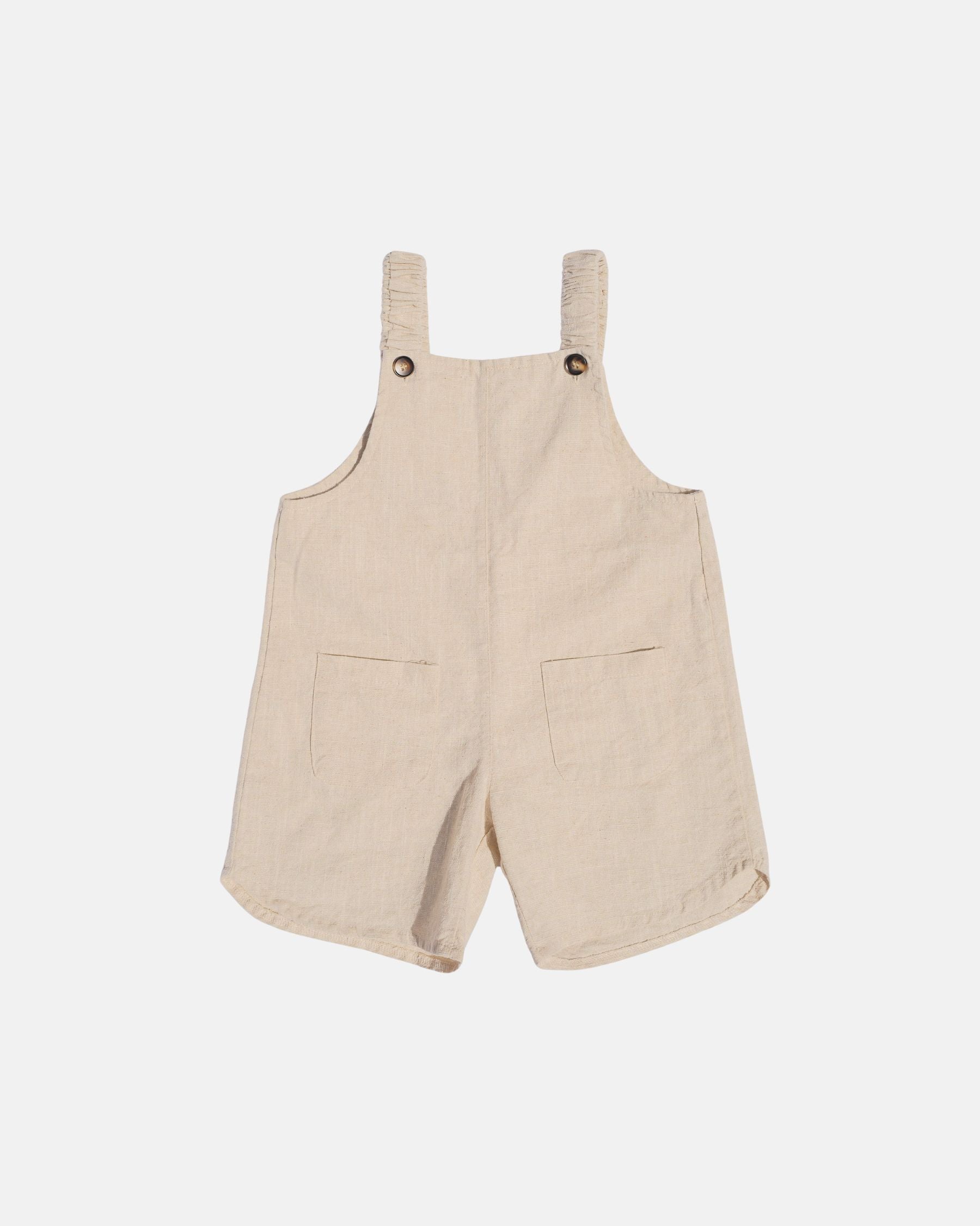 Linen Overalls (Beige)