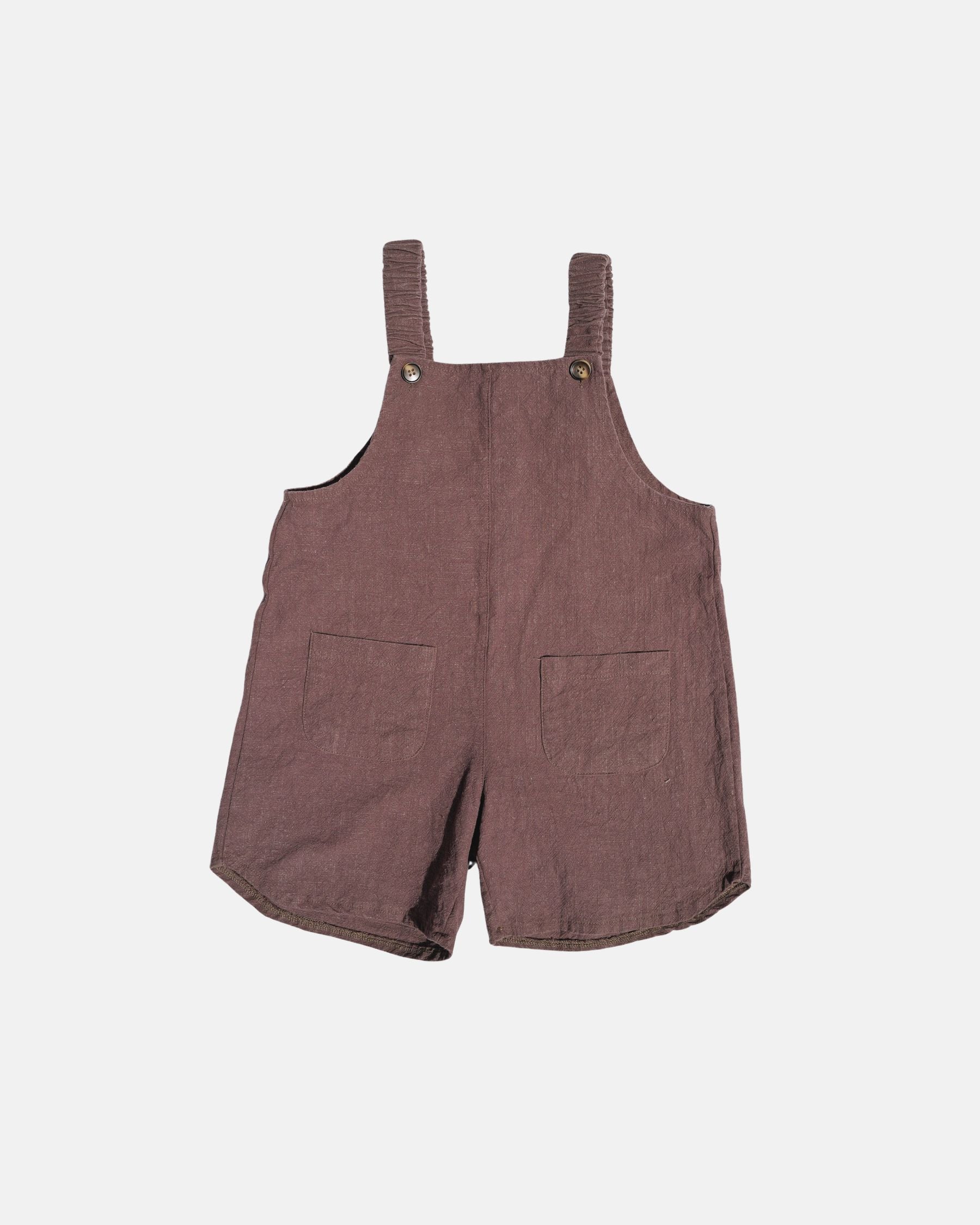 Linen Overalls (Brown)