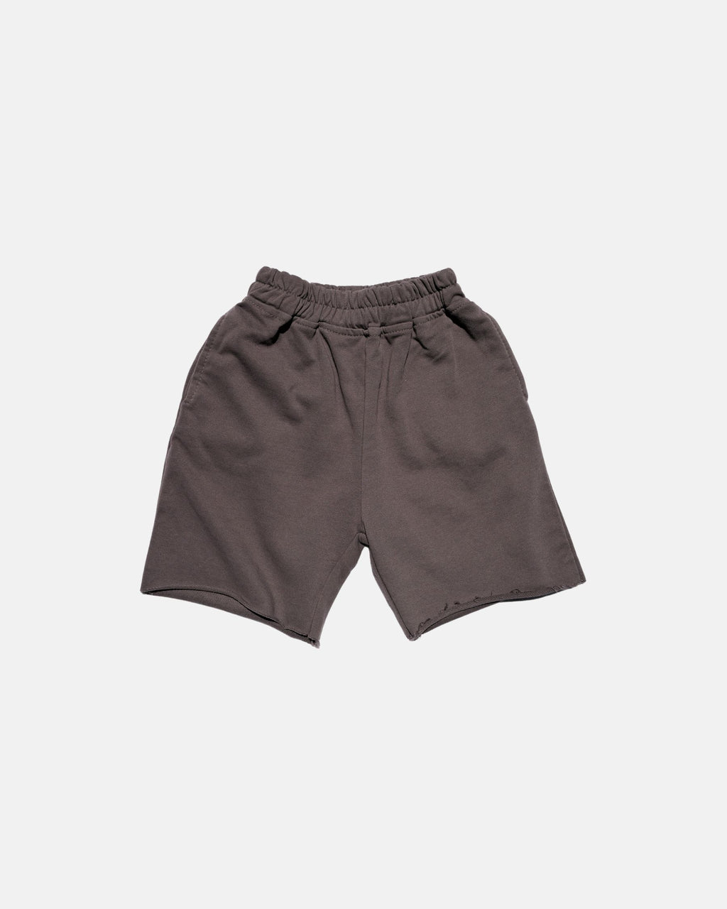 Raw Hem Sweat Shorts (Grey)