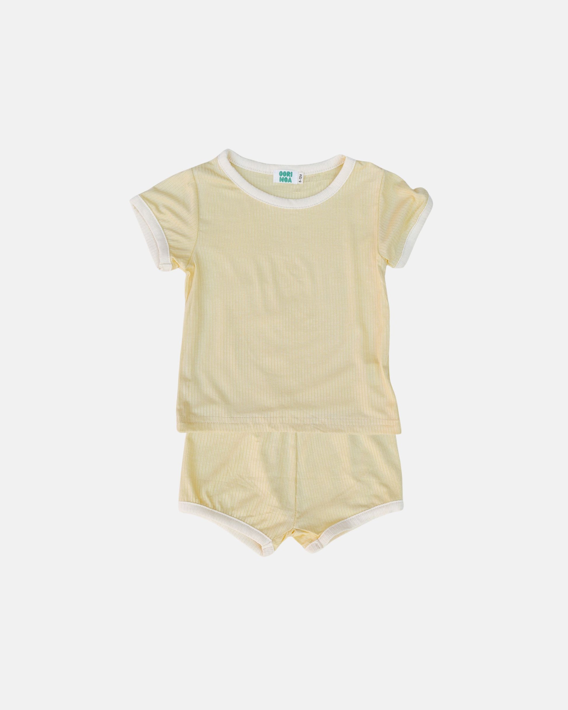 Summer Ribbed Set (Yellow)