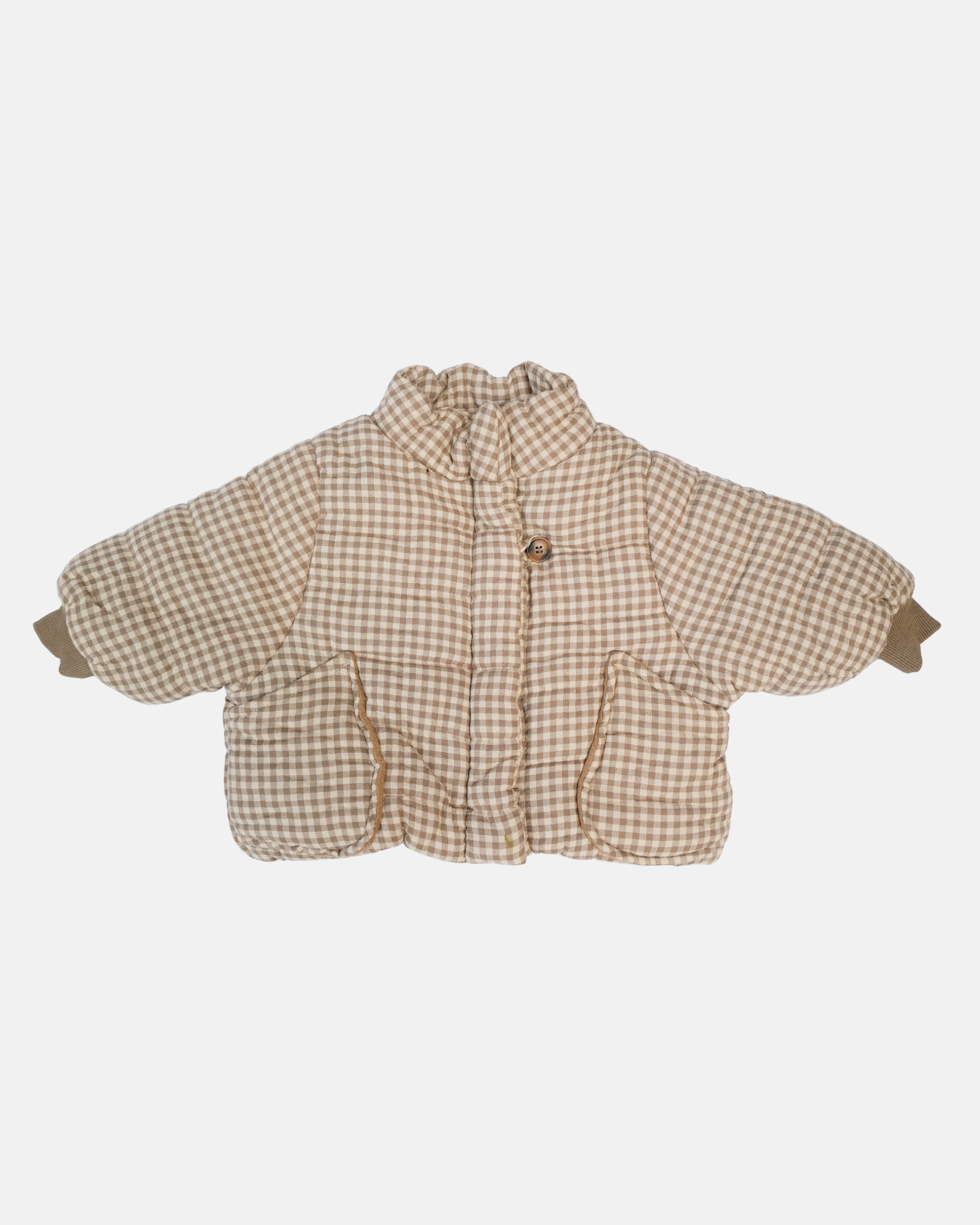 Plaid Winter Jacket (Brown)