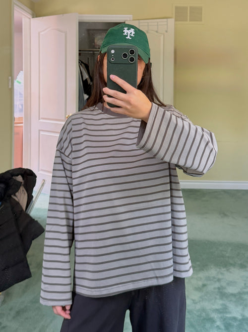 Adult Boxy Long Sleeve (Slate)