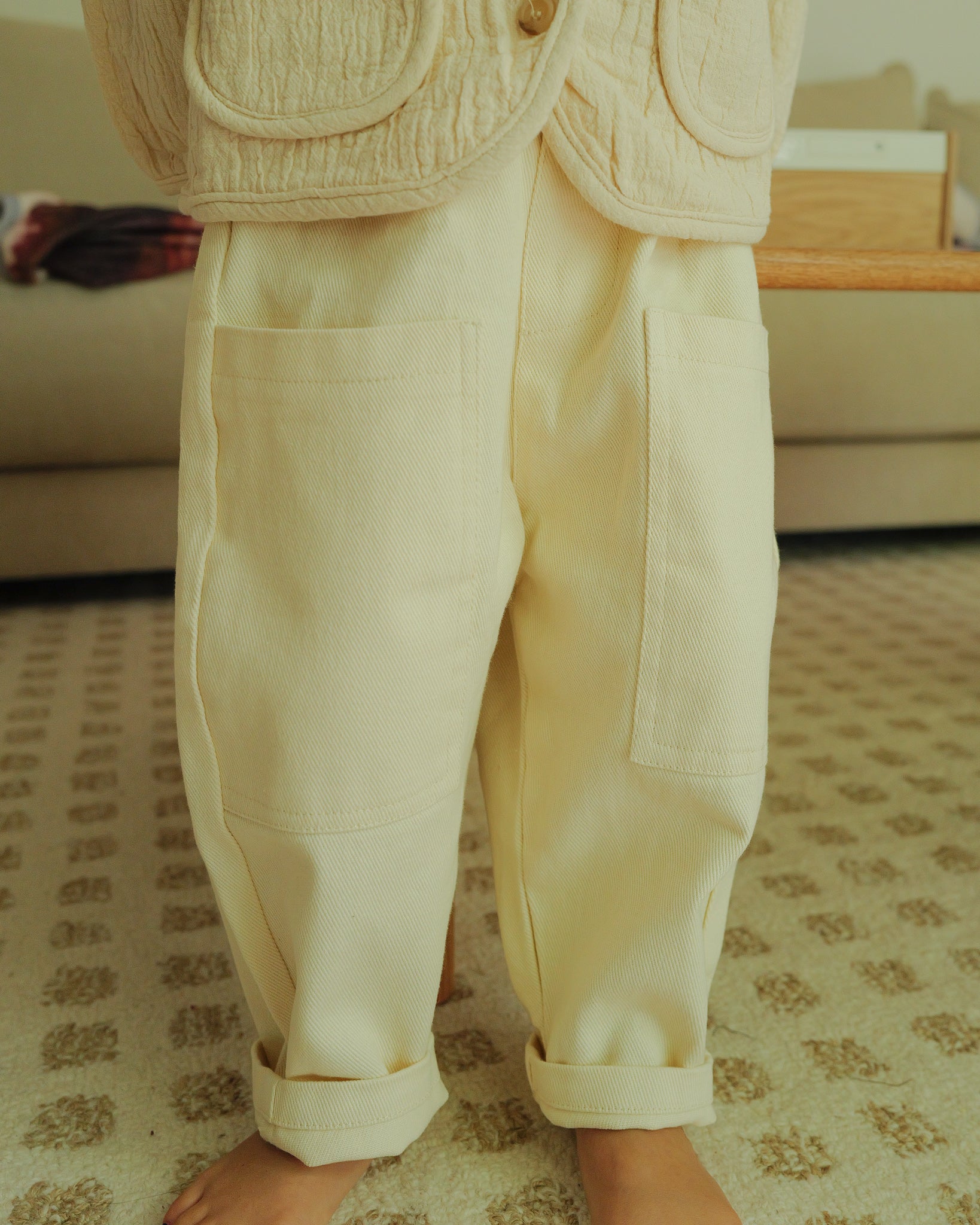 Utility Pants (Cream)