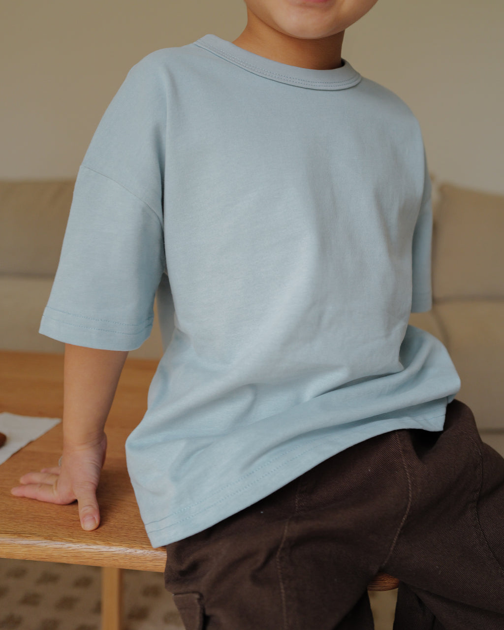 Heavyweight Cotton Tee (Blue)