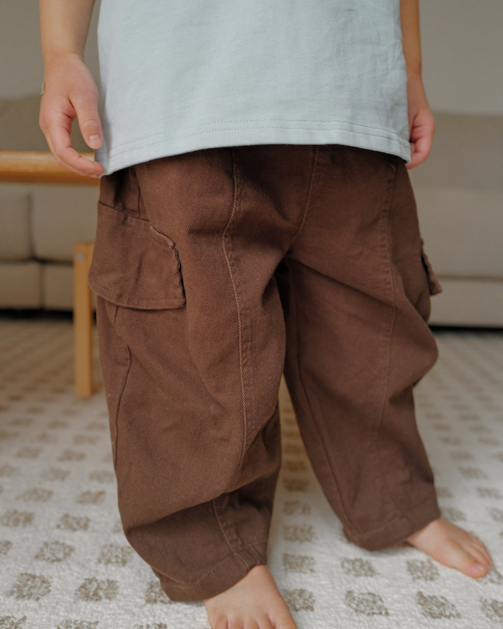 Barrel Cargo Pants (Brown)