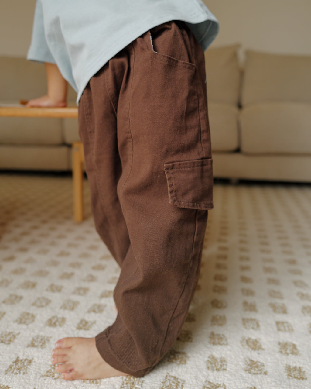 Barrel Cargo Pants (Brown)