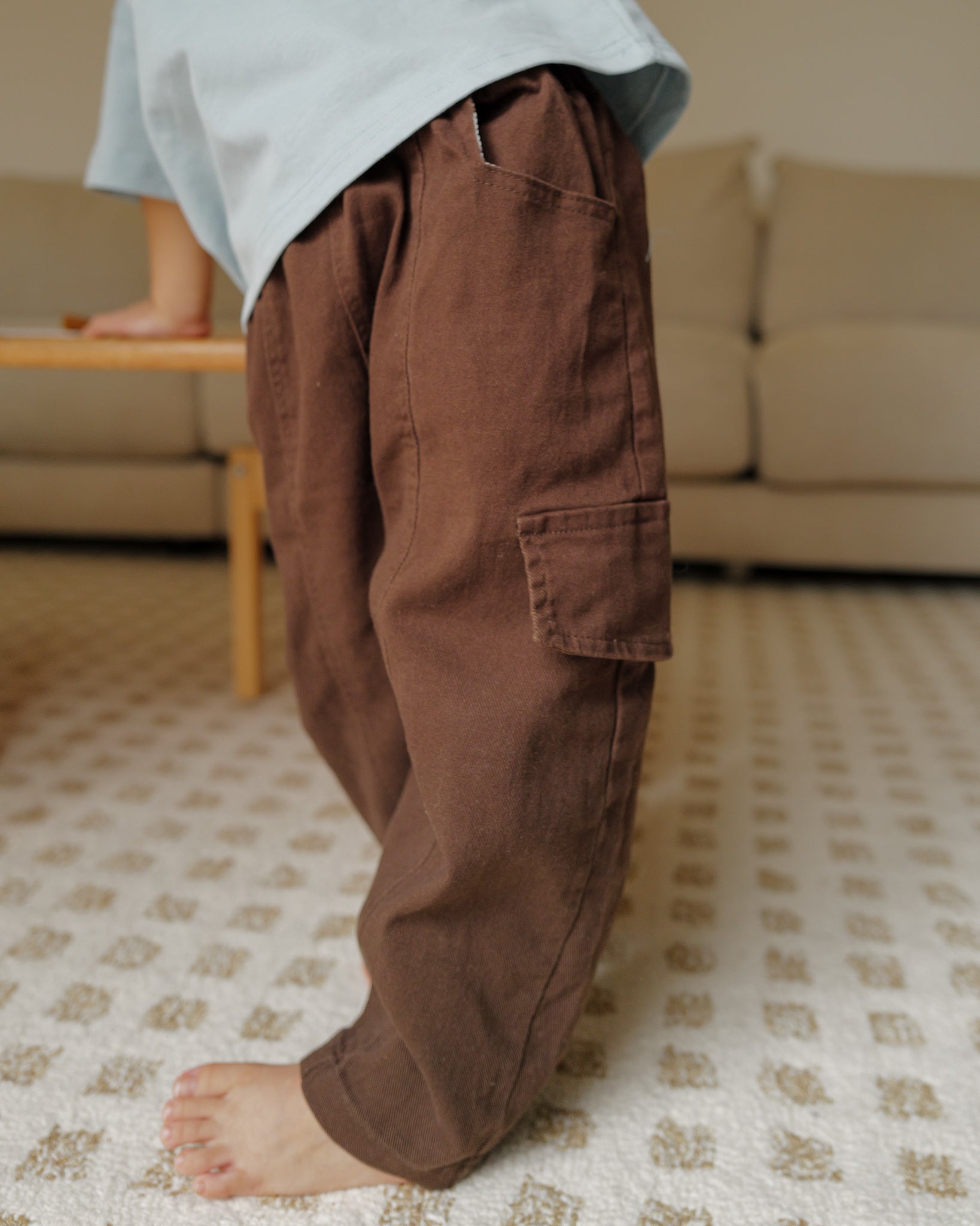 Barrel Cargo Pants (Brown)