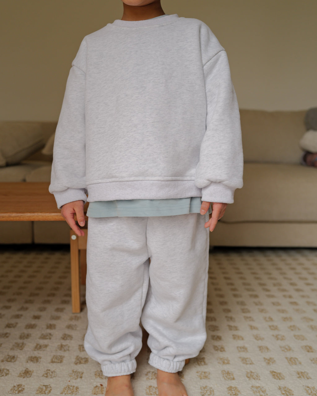 Fleece Sweater Sweatpant Set (Red)