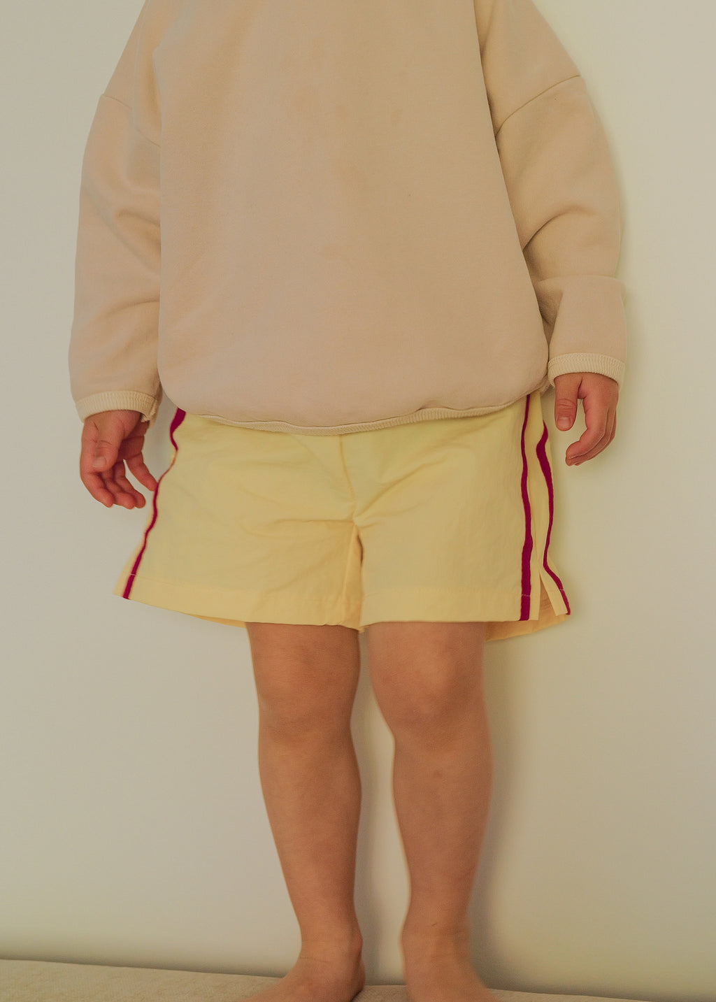 Nylon Rally Shorts (Hot Mustard)