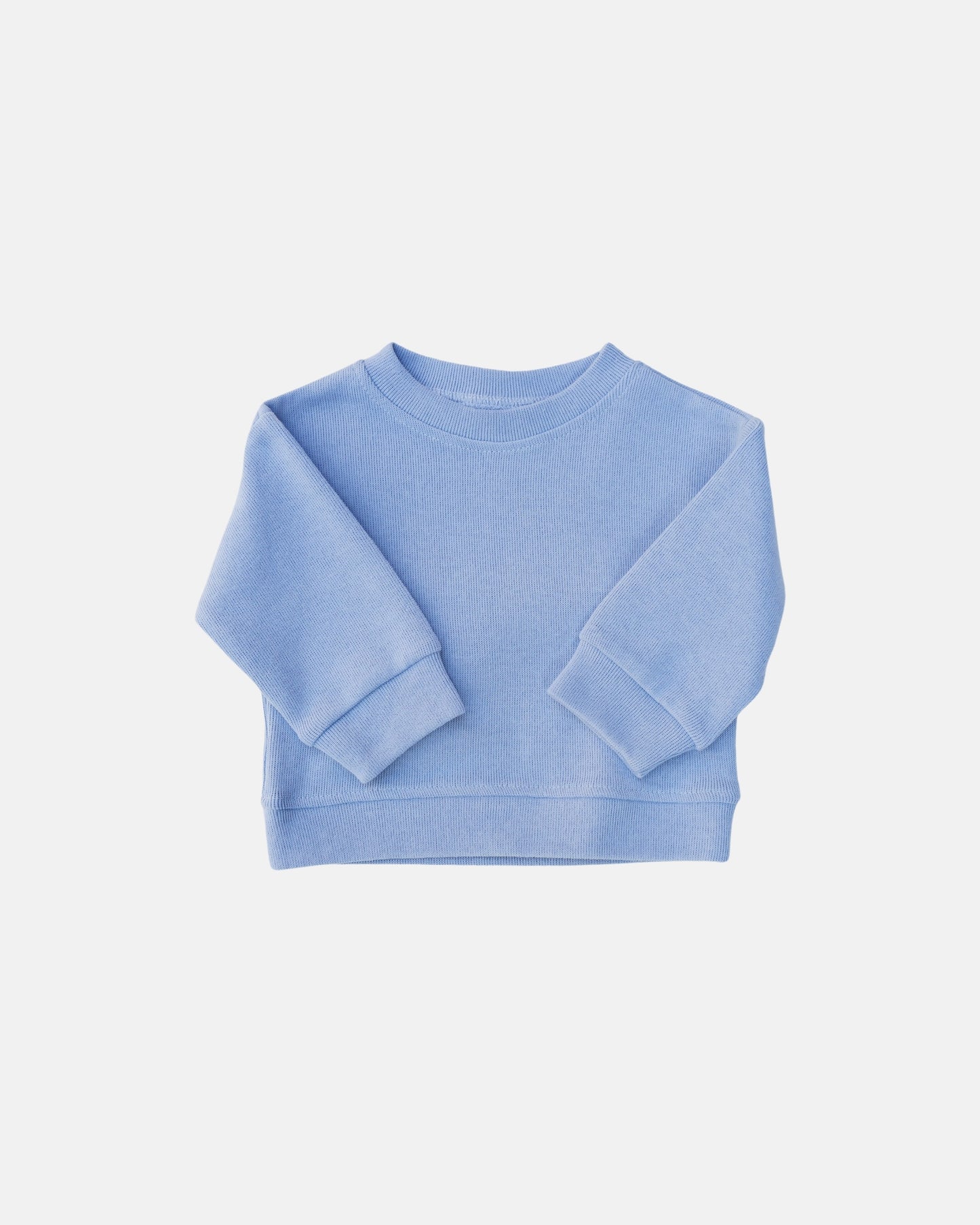 everyday ribbed sweater blue