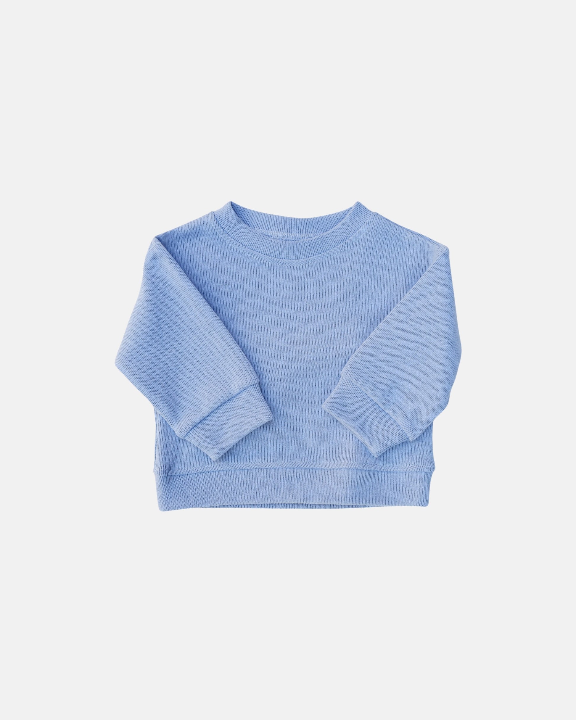 everyday ribbed sweater blue