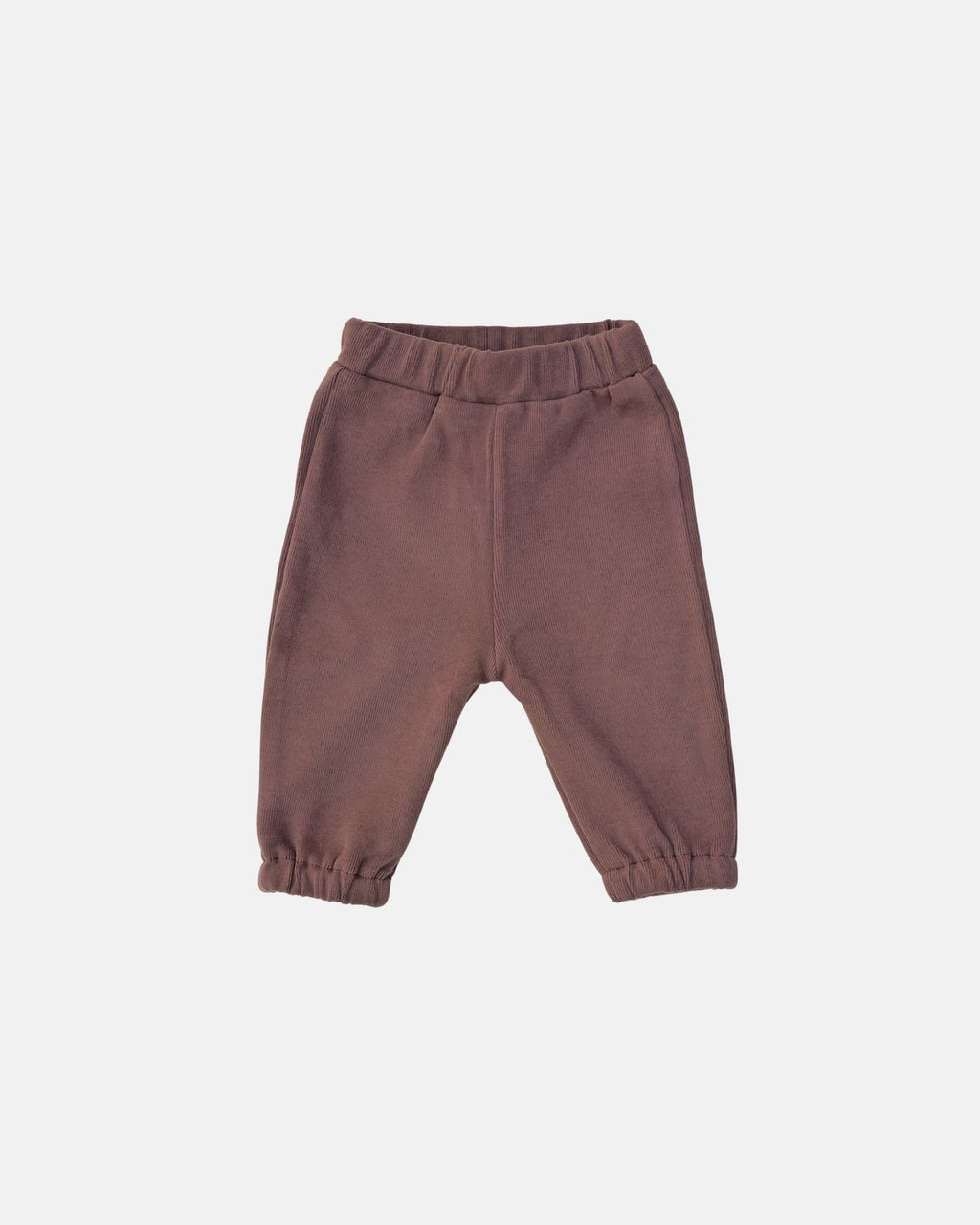 everyday ribbed sweatpants brown