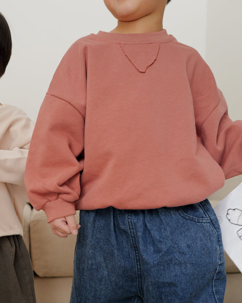 Baggy Crew Sweatshirt (Terracotta)