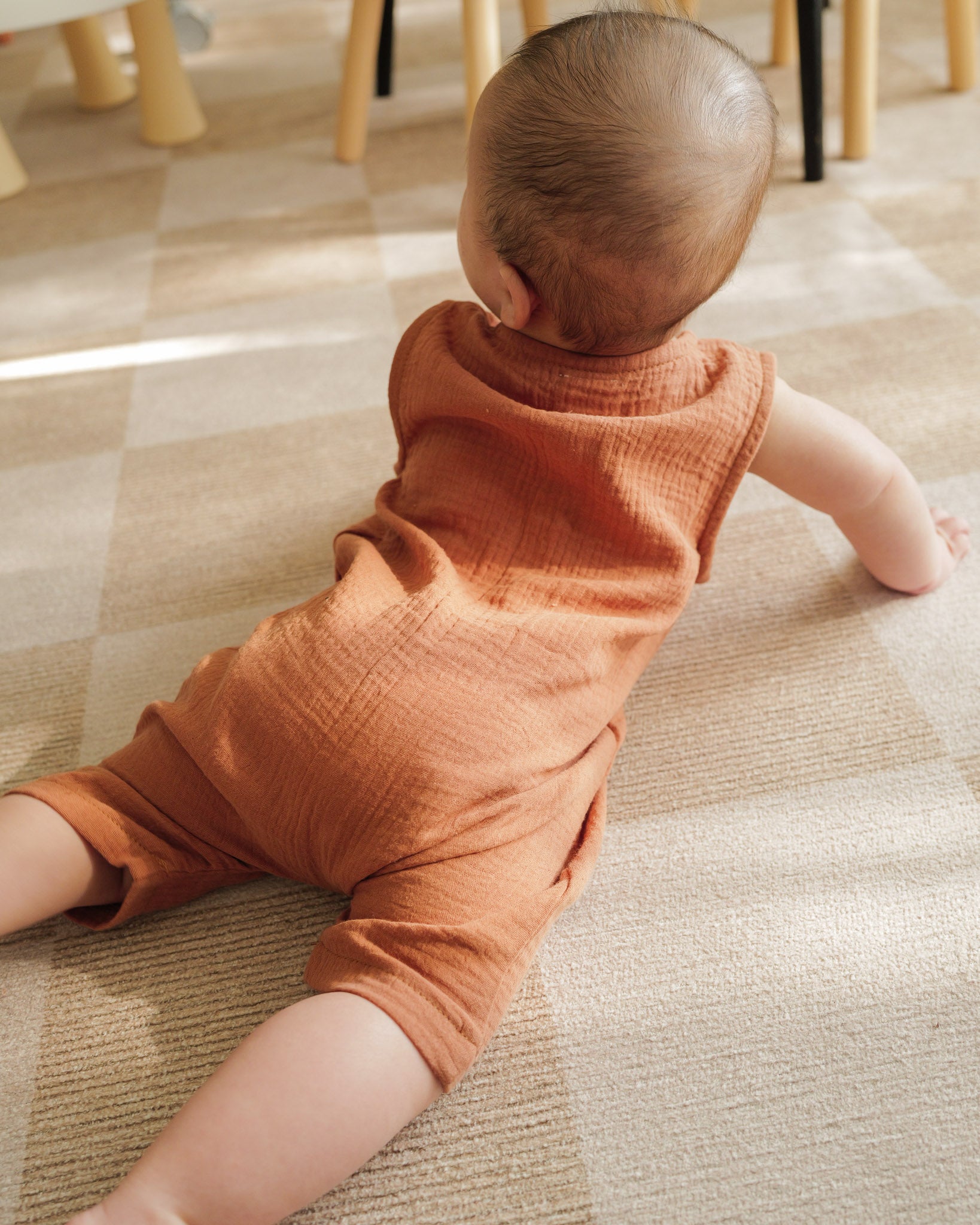 Muslin Romper (Terracotta)