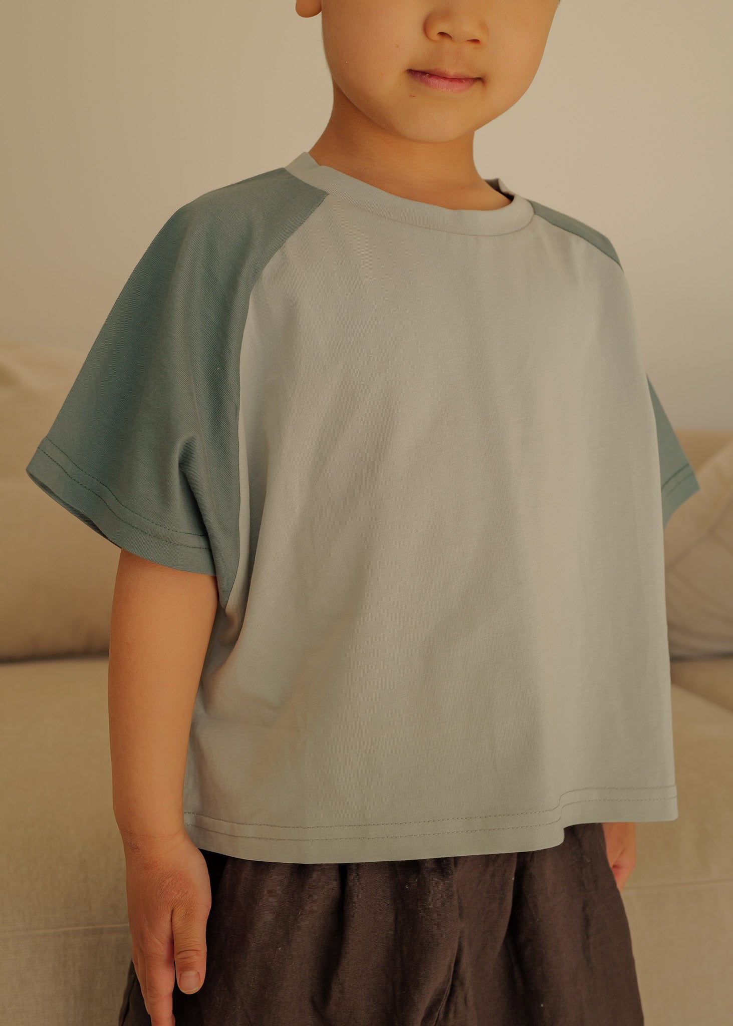 Raglan Tee (Blue)