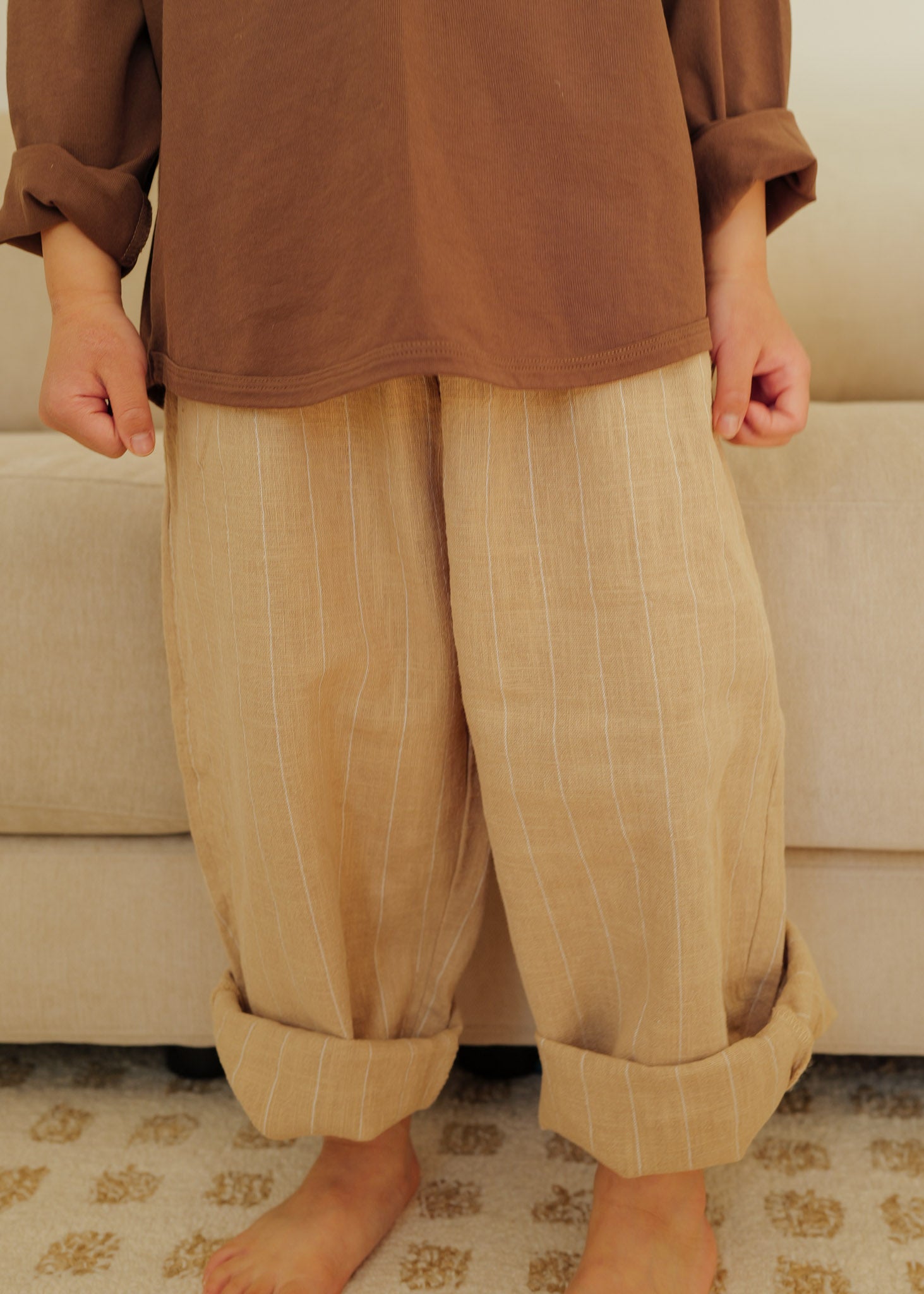 Linen Stripe Pants