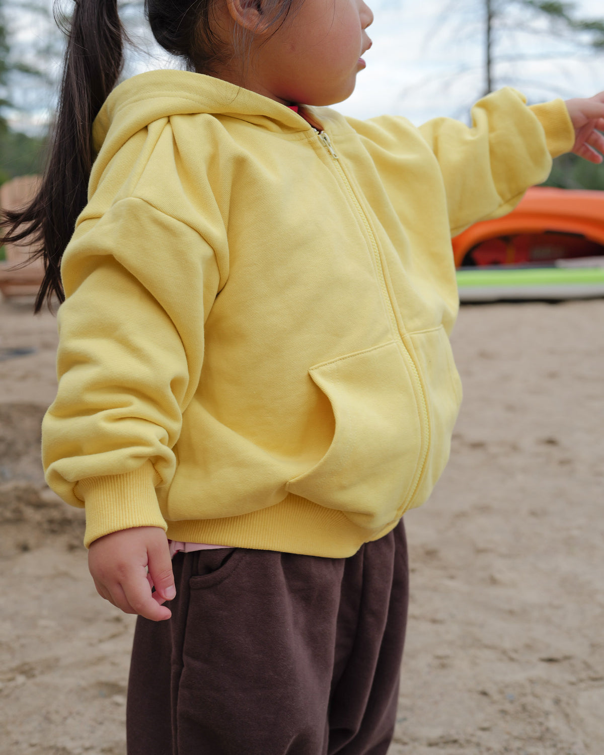 Heavyweight Zip-Up Hoodie (Citrine)