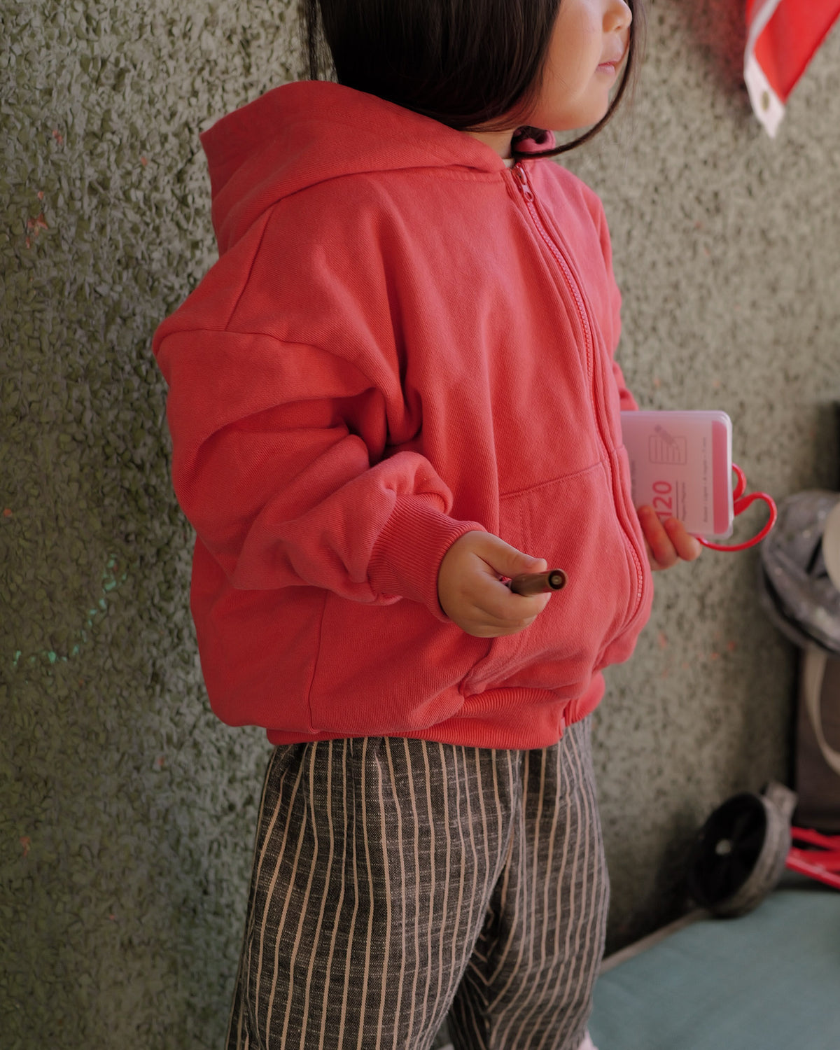 Heavyweight Zip-Up Hoodie (Tomato)
