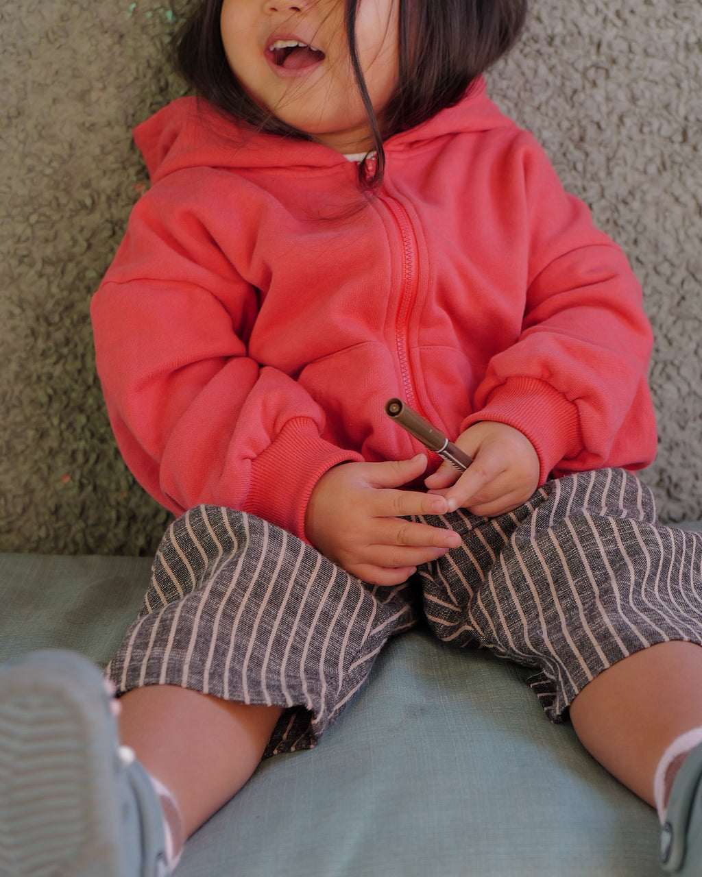Heavyweight Zip-Up Hoodie (Tomato)